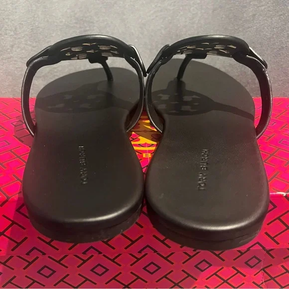 Tory Burch Women’s Miller Sandals Black Size 7 US - Picture 12 of 16